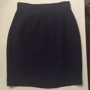Ann Taylor tailor navy blue shirt 2P